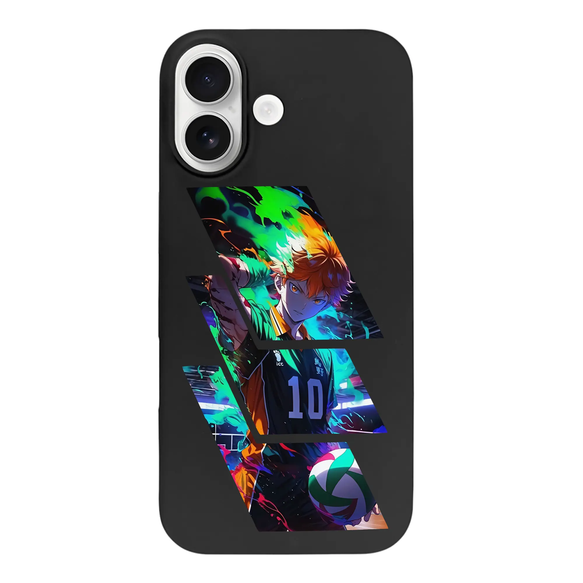 ハイキュー!! グッズ,日向翔陽 - iPhone 17 シリーズ シリコンケース 薄型 耐衝撃 指紋防止 ソフトタッチカバー 精密フィット 傷防止 保護ケース iPhone 17/17 Air/17 Pro/17 Pro Max 対応